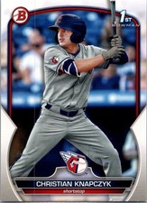 2023 Bowman Draft #BD-180 Christian Knapczyk