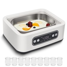 1.7-Quart Yogurt Maker with Adjust Temp 21 C-48 C/70 F-118 F Time 1-99h ,1...
