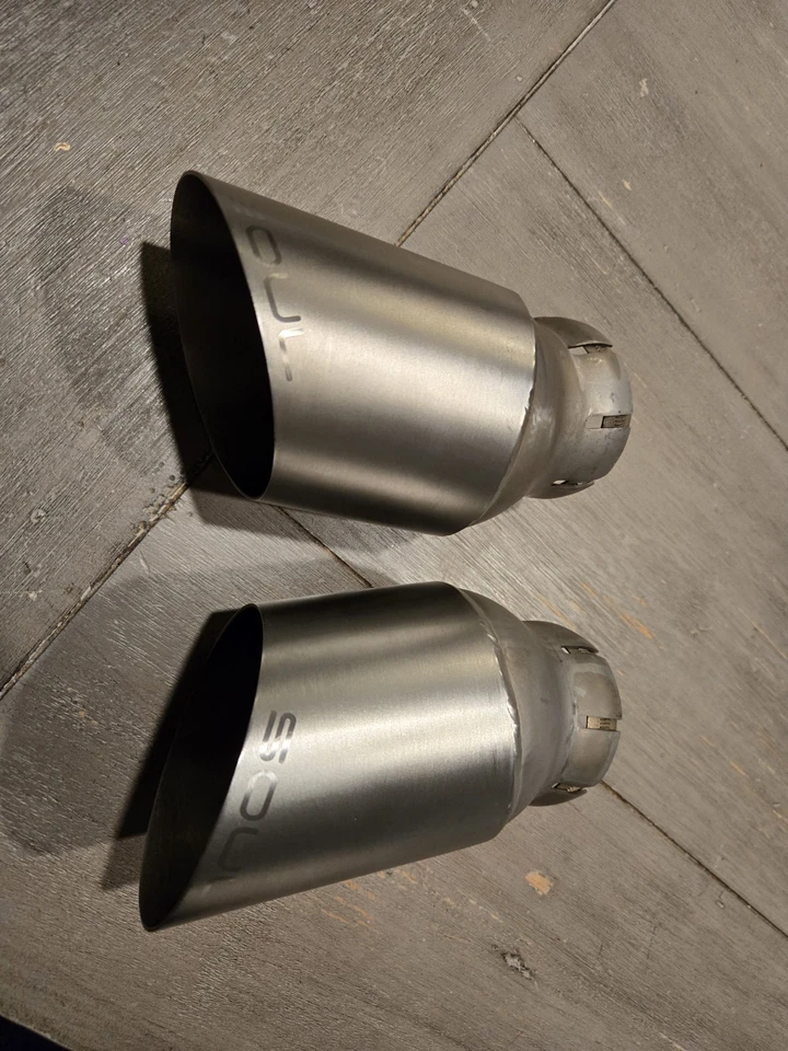 Puntas de escape Soul GT2 corte de barra para Porsche 997 Turbo acero inoxidable envío gratuito Foto 2 de 4