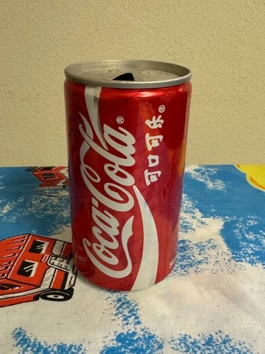 Coca Cola Can CHINA Vtg 1990s ALL Aluminum Can Empty