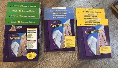 Glencoe Geometry Complete Teacher Resource Bundle Masters Solution Manual