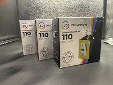 LD Replacement Replacement Ink Cartridges for HP CB304AN HP 110 Tri-Color 3pk