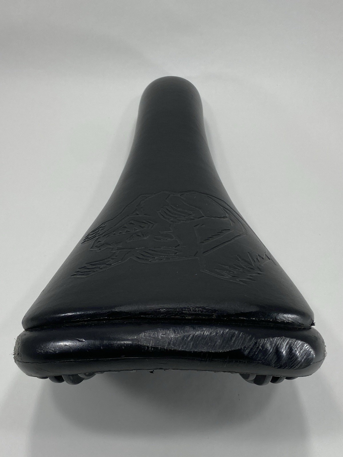 Mongoose Seat Dropnose Velo 283 Old Mid School BMX  Vintage Black Maurice Logo