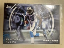 2015 Topps Football Fantasy Focus Kelvin Benjamin #FF-KB Carolina Panthers