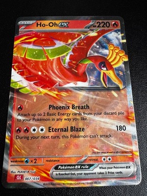 Pokmon TCG Ho-oh ex 007/034 Trading Card Game Classic Classic Collection  NM | eBay