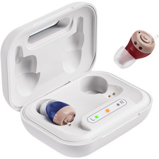 iadr Hearing Aids for Seniors Rechargeable with Noise Cancelling, Beige(A49)