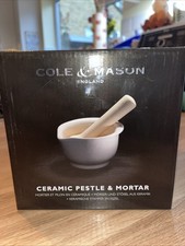 Image of Cole & Mason Ceramic Pestle & Mortar *BNIB*