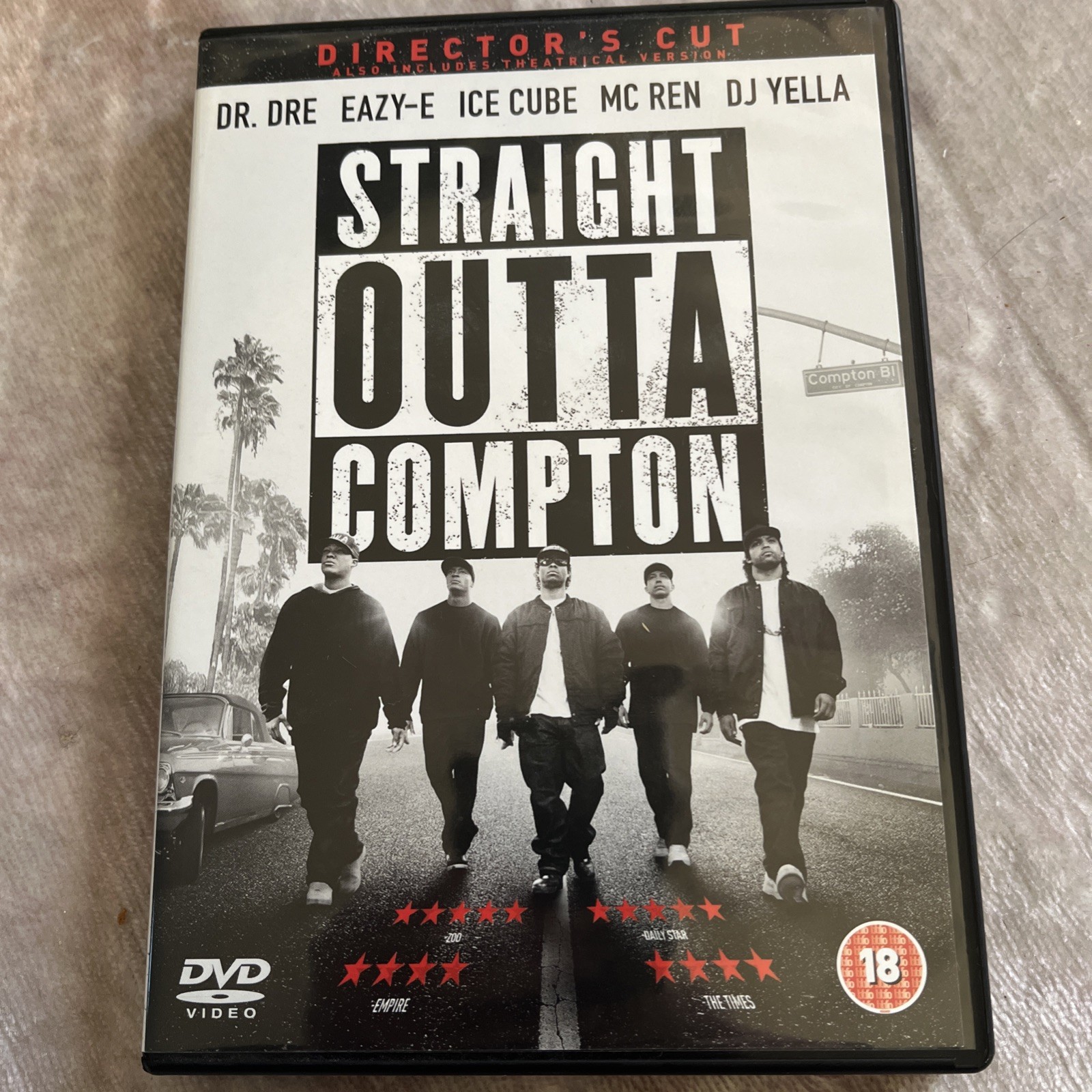 Straight Outta Compton (DVD, 2016) (EnglishGermanFrenchSpanishItalian)