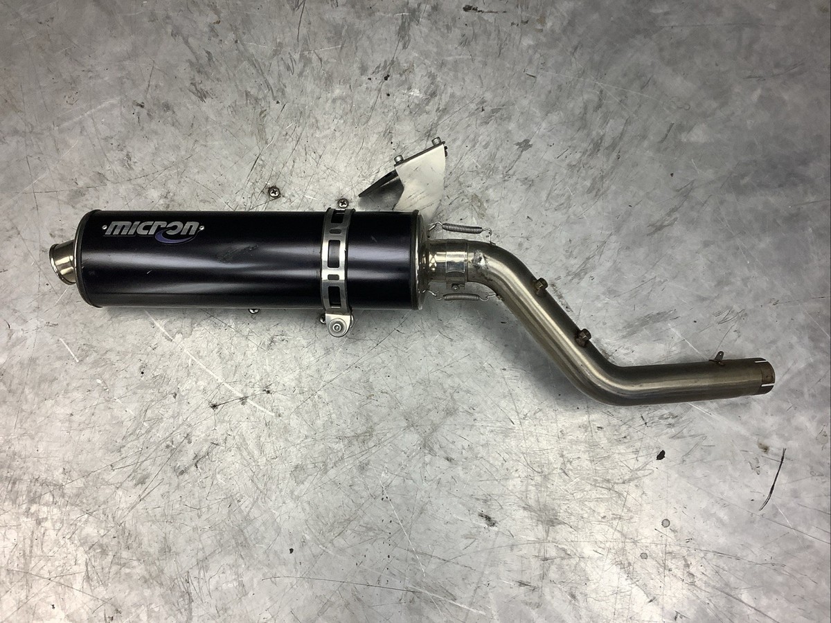 Kawasaki ZX6R 2003 2004 Micron Exhaust Pipe Muffler 115D | eBay
