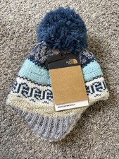 NWT $30 North Face Blue & Beige Baby Fairisle...