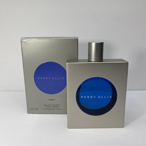 Perry Ellis Cobalt Eau De Toilette Spray 3.4 Fl Oz Silver Men's Cologne