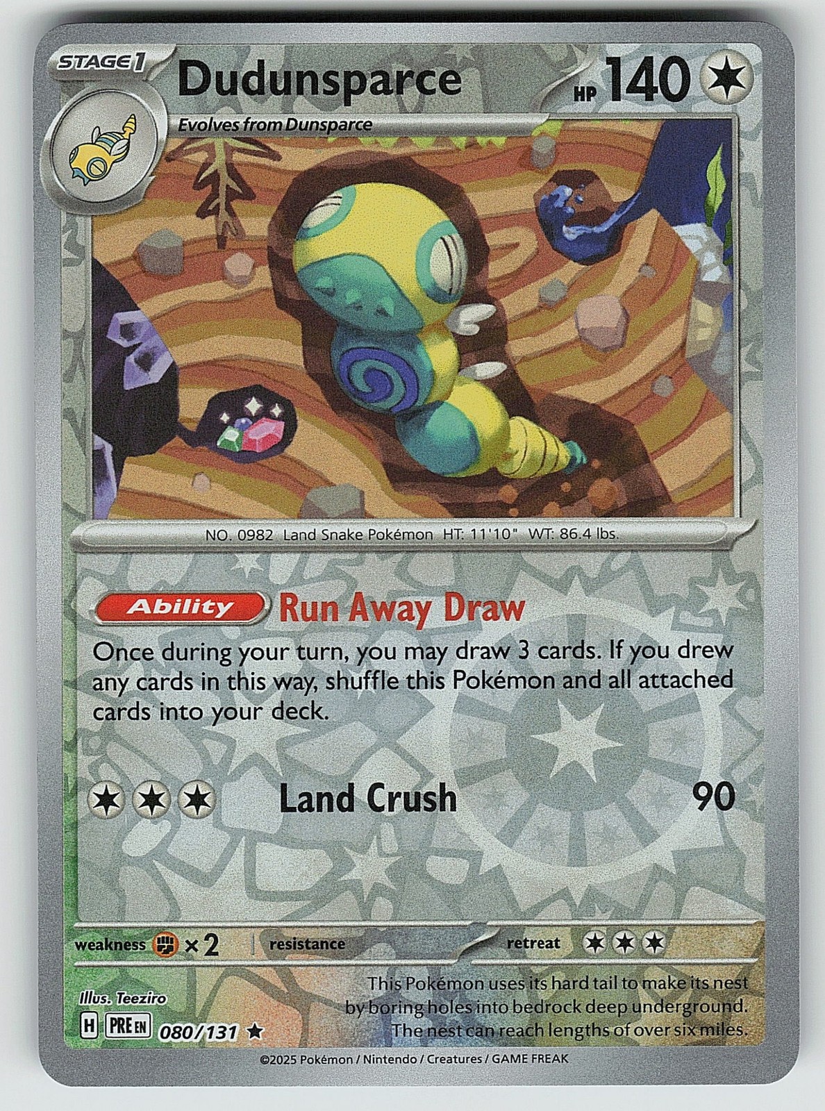 Dudunsparce Rare [PRE - 080/131]