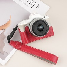 For Canon EOS R50 R100 Camera Bag Leather Dock Case Base Protection Cover shell