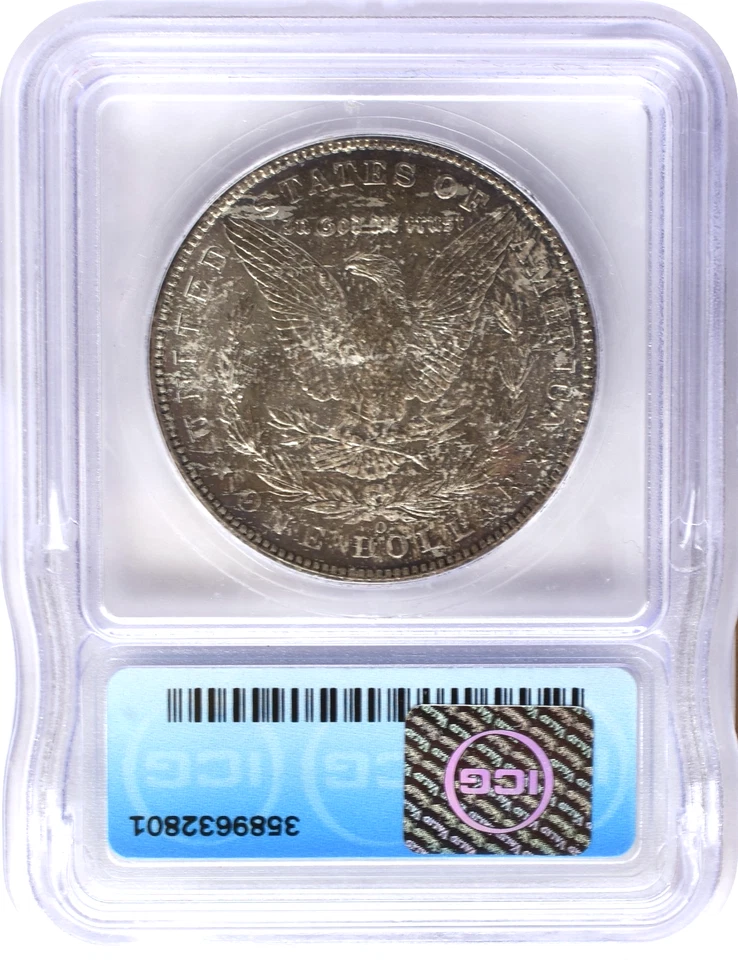 1902-O Morgan S$1 Silver $1 Dollar ICG MS65 Gem Uncirculated - Image 2 of 3
