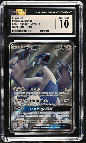 Lugia-GX graded CGC 10 for sale on eBay