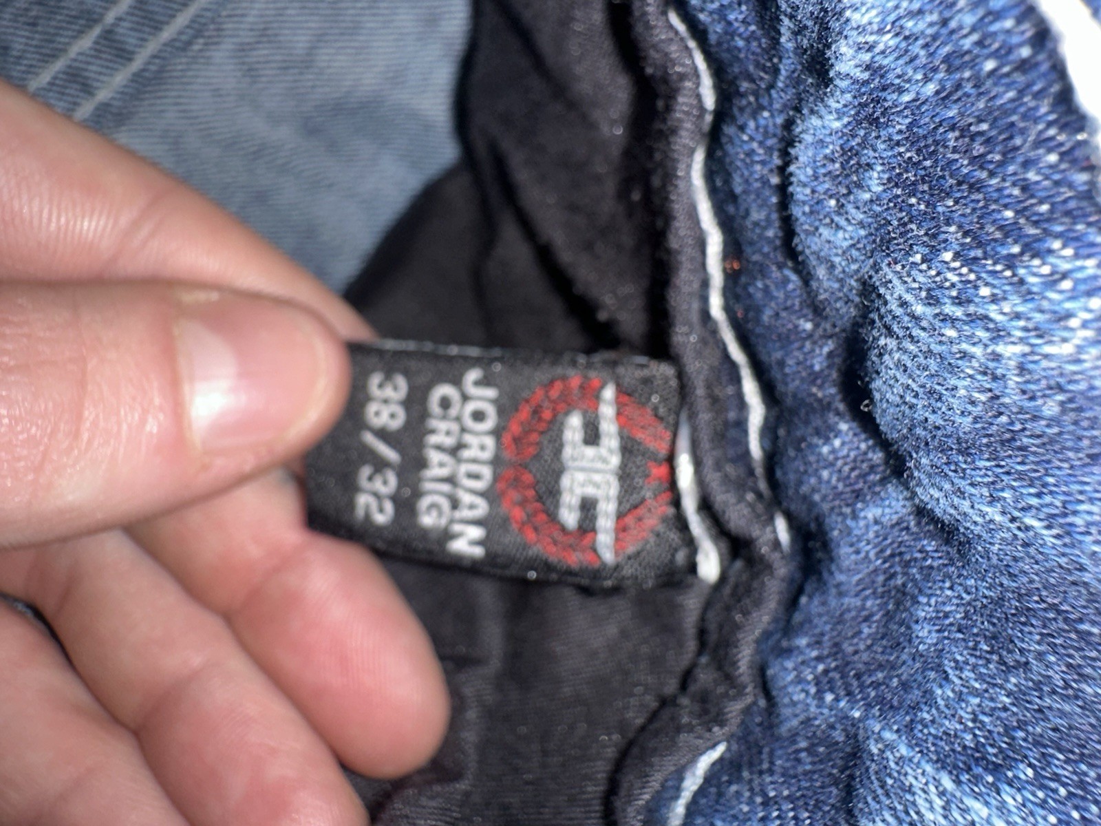 Jordan Craig Legacy Edition Jeans Men’s 38x32 Distressed Acid Wash Denim thumbnail 3