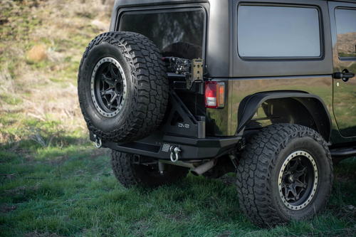 DV8 Offroad Pneu Transporteur pour Mto Arrière Pare-Choc 07- 18 Jeep Wrangler JK - Photo 15 sur 19