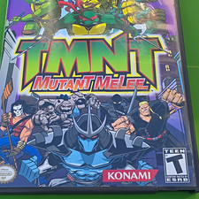 Nintendo TMNT: Mutant Melee GameCube Manual Konami T NTSC-U/C 2005