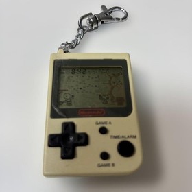 Snoopy Tennis Nintendo Keychain Style Handheld Game Rare