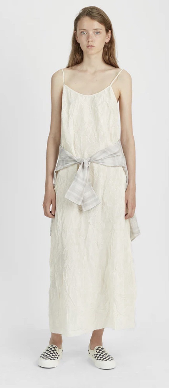 R13 Ivory silk-blend slip Summer Grunge Dress Size XS