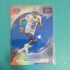 2025 TOPPS BOWMAN'S BEST BRENDON LEWIS #96 BLUE REFRACTOR /150