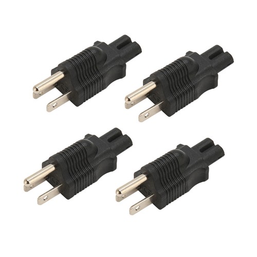 4x NEMA 5‑15P To IEC320 C7 Power Adapter Plug And Play Power Socket Adapter F FY - Afbeelding 8 van 24