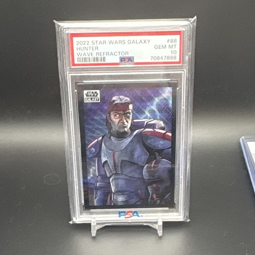 Topps 2022 Star Wars Galaxy Hunter Wave Refractor PSA 10 #88 13/99