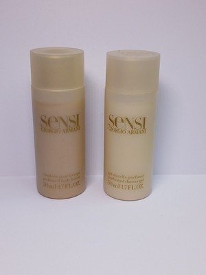 SENSI By Giorgio Armani Perfumed Body Lotion AND Shower Gel 1.7 oz Discontinued 