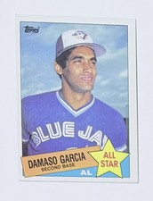 1985 Topps Damaso Garcia AL All-Star Baseball Card #702 Blue Jays 2B VG 