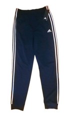 NWT NEW Boy Size Large 14-16 Adidas Navy Blue Athletic Jogger Pants