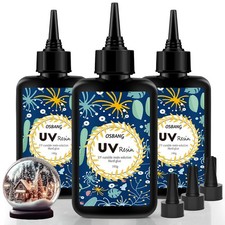Crystal Clear Hard UV Resin Upgraded Formula Ultraviolet Fast Curing for Jewelry