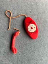 Telefono Vintage Barbie SEARS Esclusivo ROSSO del 1974 Marcatura Giappone