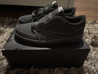 Size 7.5 - Jordan 1 Retro Low OG SP x Travis Scott Black Phantom