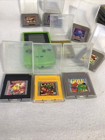 Nintendo Game Boy Color Kiwi Green w/Games Bundle