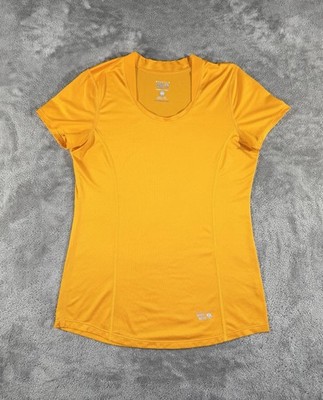 Mountain Hardware Women s Orange Wick Lite Activewear S/S Performance Shirt, M