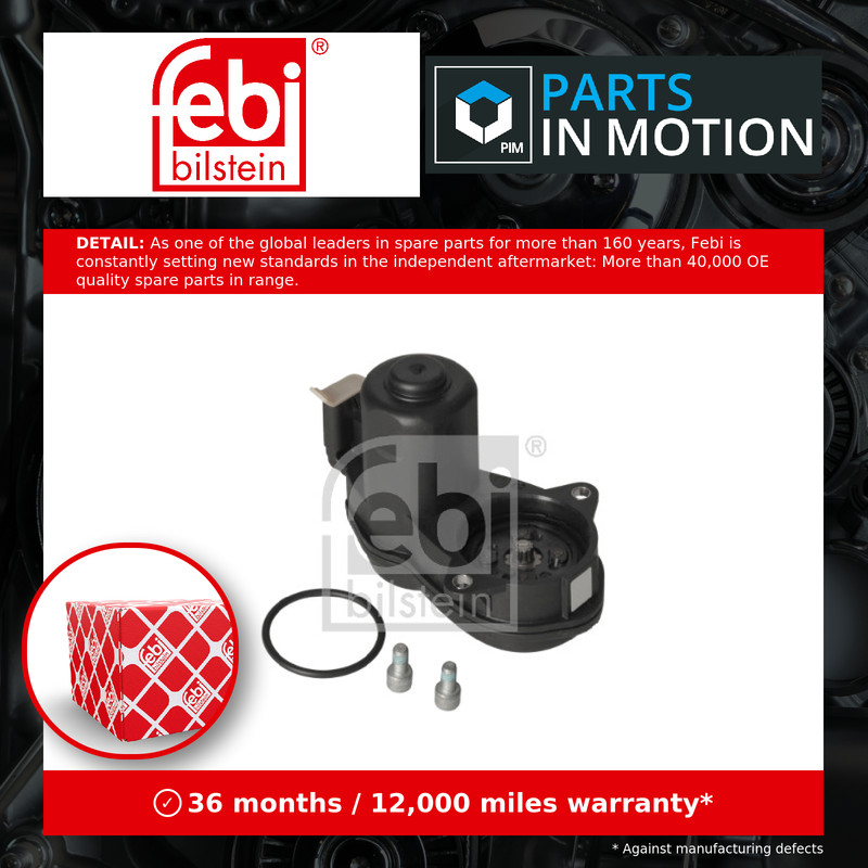 Brake caliper servo motor Rear Left or Right 194824 Febi A1669060102 A1669065401