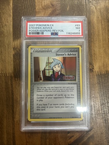 Steven's Advice graded PSA 7 for sale on eBay