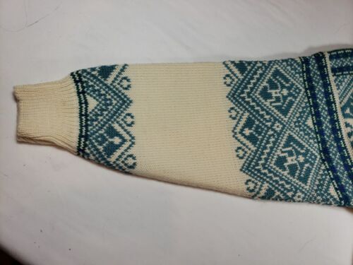 NEW VTG DALE OF NORWAY Men Wool Sweater Sz M Garn Thunder Bay 1995 Fair Isle Ski - Picture 13 of 24