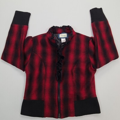 Emmelee Sweater Womens Small Red Zip Stylish Comfort Casual Outdoors Ladies