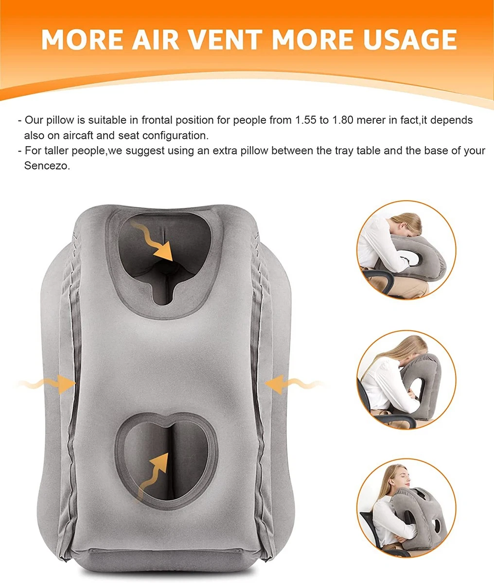 Inflatable Neck Pillow Used for Airplanes Cars Buses Trains with