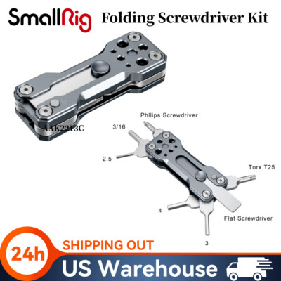 SmallRig Folding Screwdriver Kit Hunter With Allen Wrenches Screwdriver AAK2495
