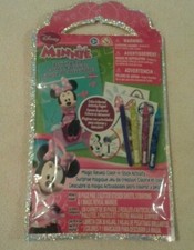 Disney MINNIE MOUSE 30 page activity pad  sticker sheets, crayons  marker NIP