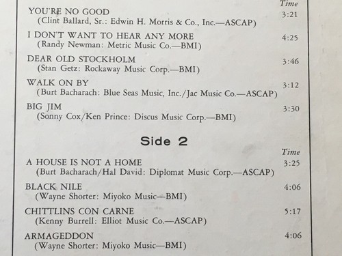 SONNY COX & The Three Souls - Soul Sounds ~ARGO 4044 {nm dg orig} w/Prince RARE - Imagen 3 de 6