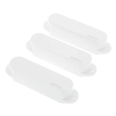 EMG S Set, Active Single Coil Ceramic Pickup Set - White