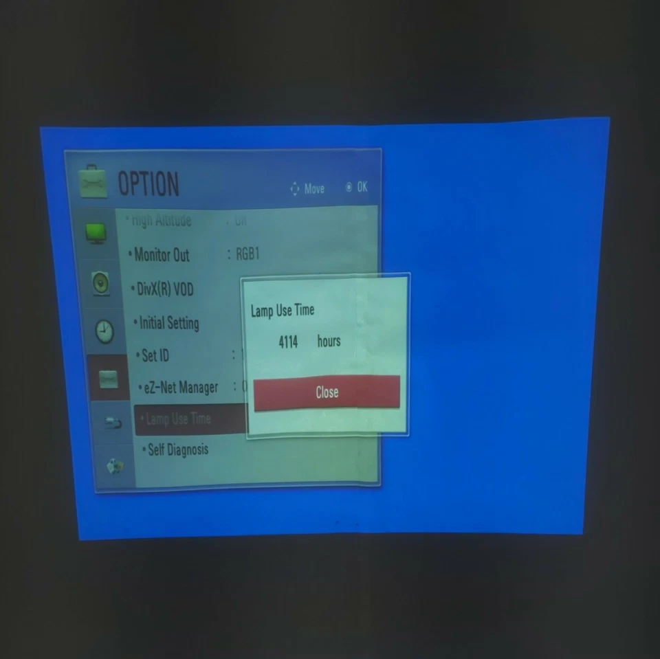 LG BG630 LCD Projector, 30-300", 1024 x 768, VGA, HDMI, WiFi, 100-240VAC - Image 3 of 4