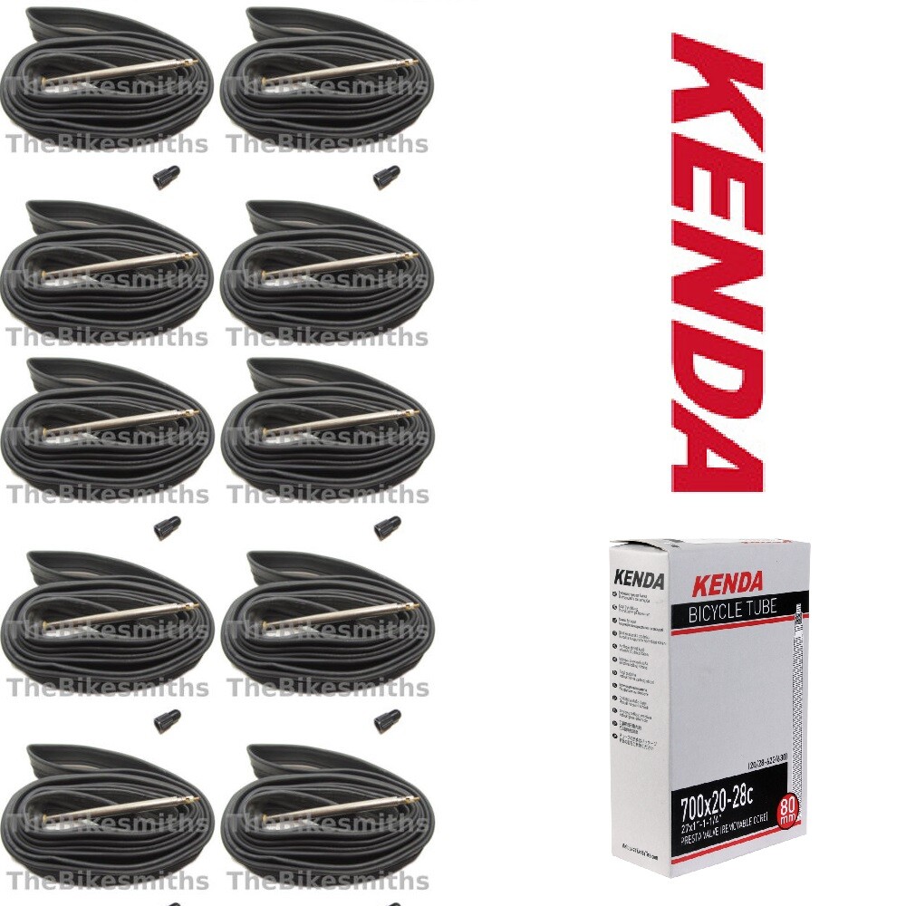 10-PAK Kenda 700c x 20-23/25/28 x 80mm Threaded Presta Long 