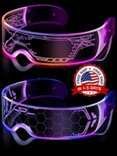 Gafas LED Para Fiestas Festival Night Club Cumplea os 4 Modos De Iluminaci n New