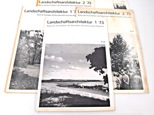 Magazines Convolute Landschaftsarchitektur GDR 6 Edition 1/72 - 2/73 Rare - Picture 5 of 7