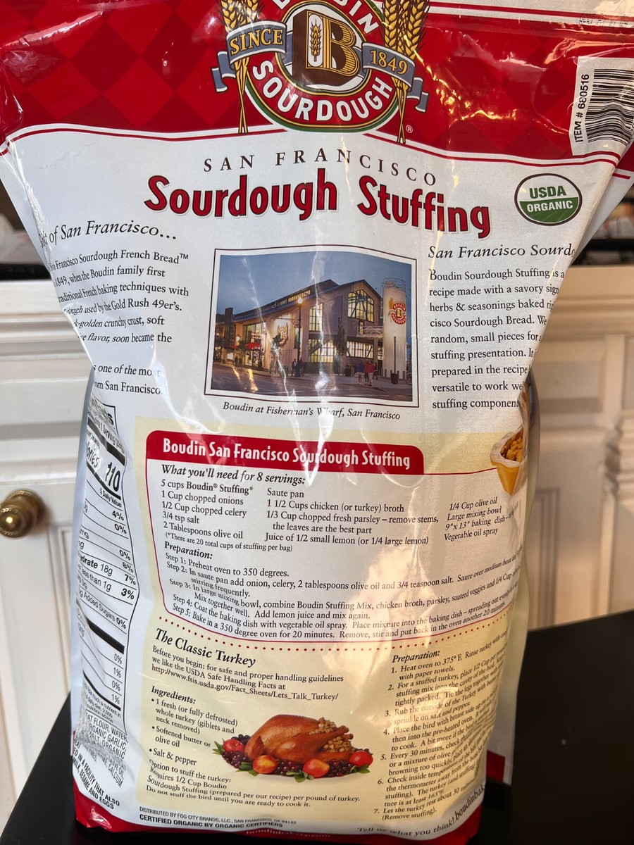Boudin Sourdough Stuffing