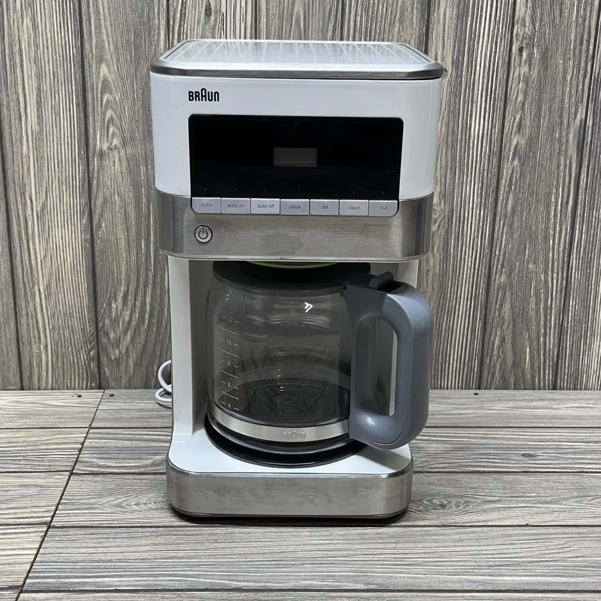 BRAUN Coffee Maker Brew Sense 120 V 1000 Watt Type 3107 E361624 Digital 12  Cups